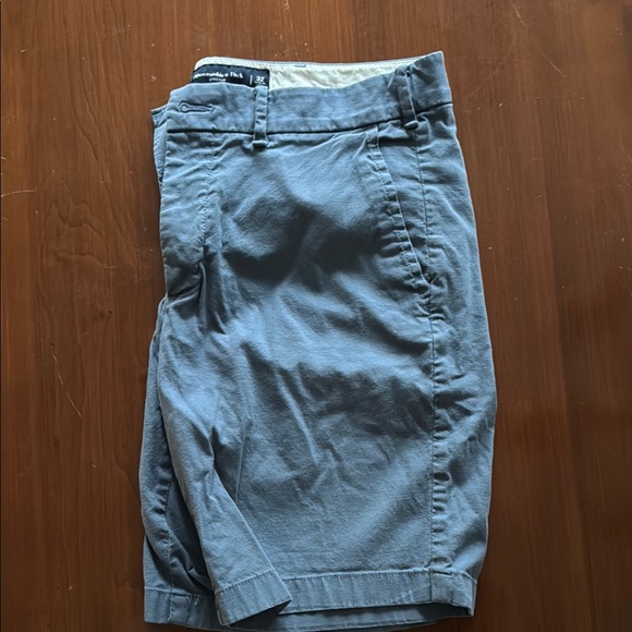 Abercrombie & Fitch Men's Blue Gray Shorts - Picture 1 of 1